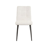 Eetkamerstoel Sam - Wit - Boucle